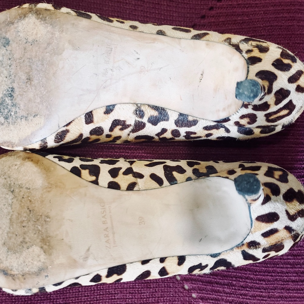 Zara Leopard Heels - Picture 10 of 10
